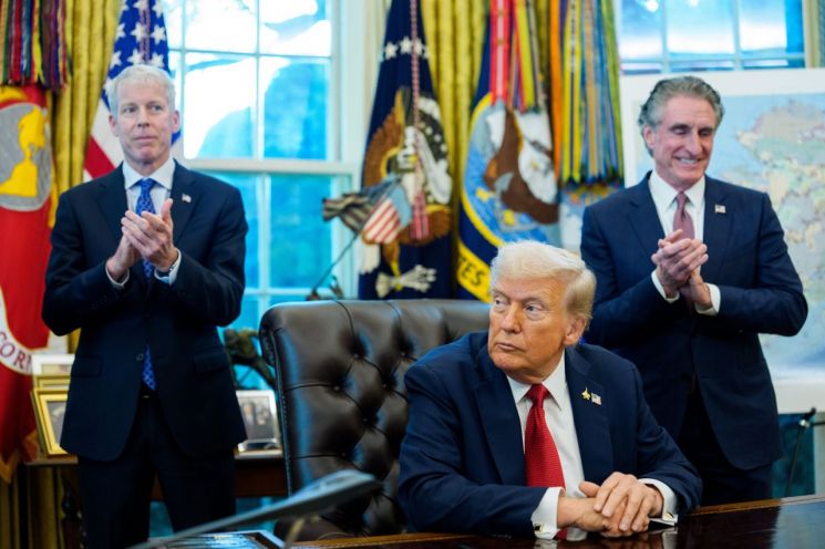 화석연료 산업의 부흥을 추진하는 도널드 트럼프 대통령의 미국 행정부. UPI연합뉴스 제공