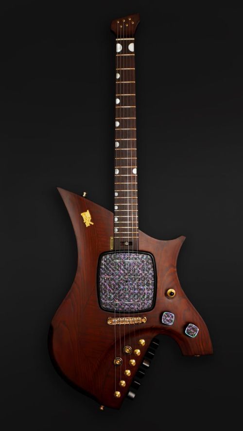 나전칠기 장식 기타 (제공: 대통령실)