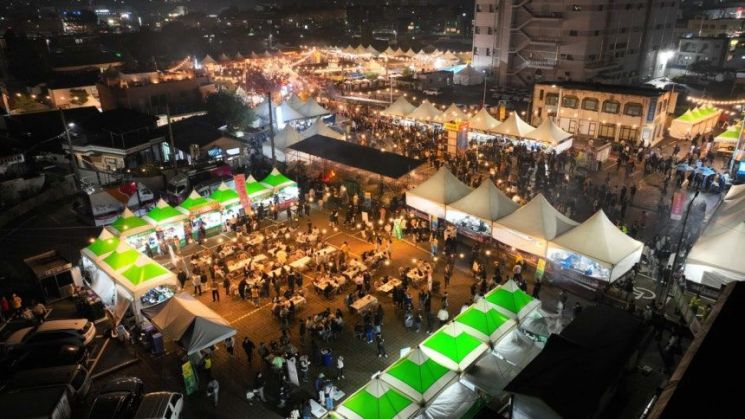 충남 홍성에서 열린 '홍성 글로벌 바비큐페스티벌'의 모습. 홍성군