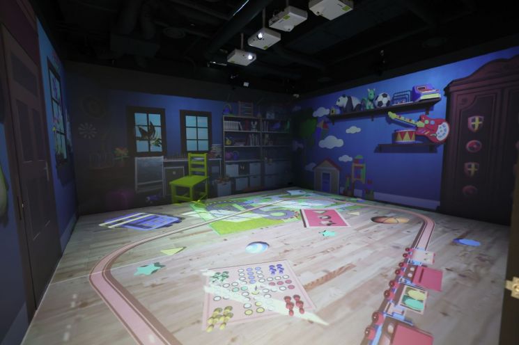 3일 개관환 경기도 화성시의 '화성동탄중앙도서관' 내 체험형 동화구연 공간. 화성시 제공