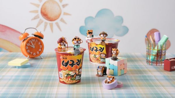 농심 너구리 컵라면 스토퍼. 농심