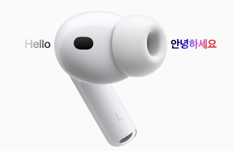 애플은 에어팟과 페이스타임의 실시간 번역 기능이 한국어와 중국어, 일본어를 지원한다고 4일 밝혔다. 애플 제공