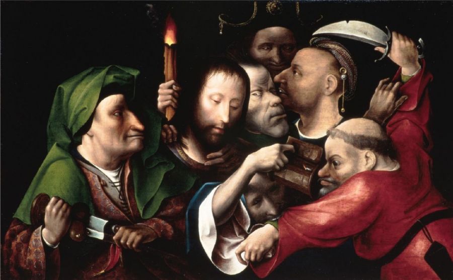 히에로니무스 보스, 그리스도의 체포, 패널에 유채와 템페라 1515년경, 50.48 cm x 81.12 cm, 샌디에이고 미술관