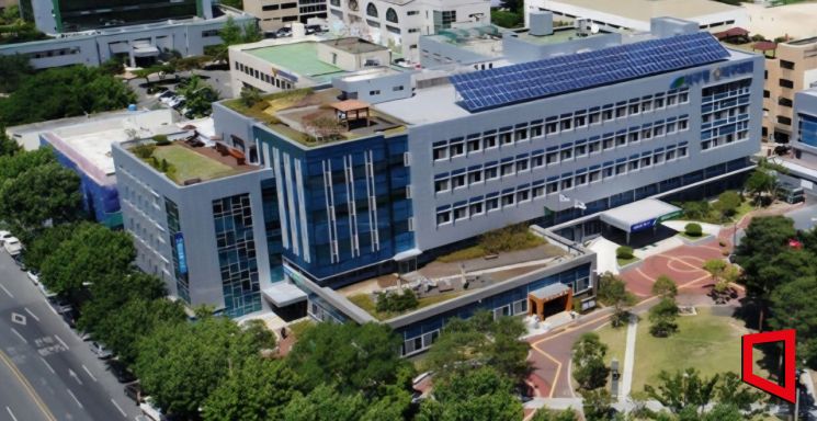 대구 북구청사 전경.