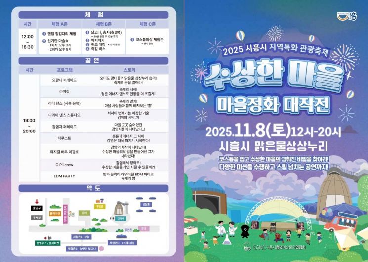 시흥시, 지역특화 관광축제 '수상한 마을-마을정화대작전' 8일 개최