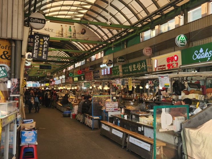 종로구 광장전통시장 모습. 종로구 제공.