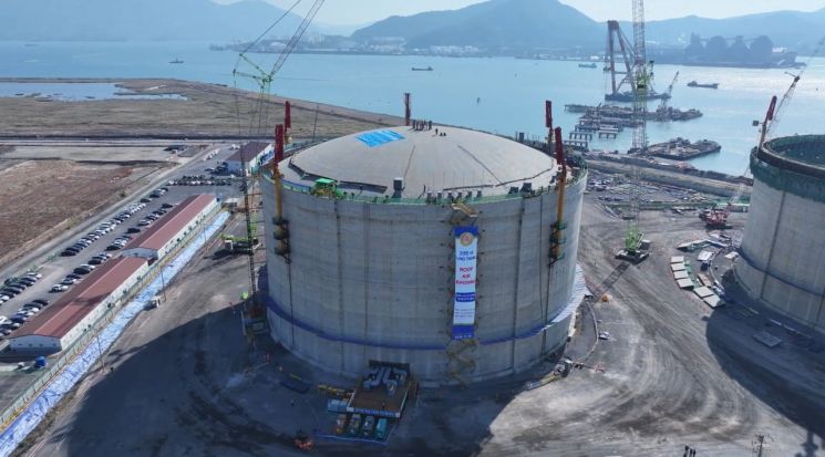 BS한양, LNG 밸류체인 사업 본격화…여수 터미널 상량식