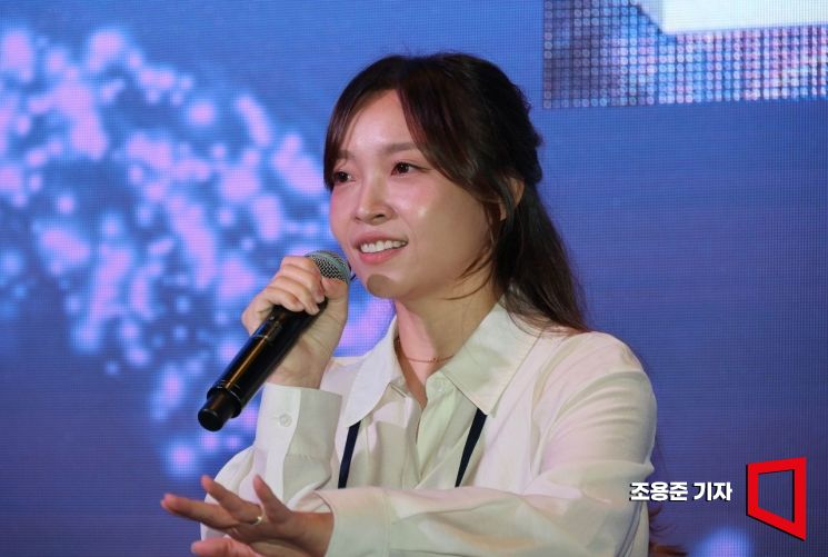 [포토] 여성리더스포럼 패널토론하는 조경이 성우