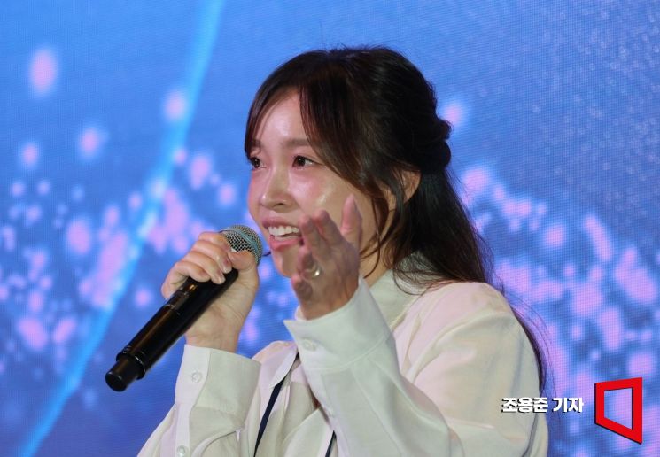 [Photo] Voice Actress Cho Kyungyi Participates in Panel Discussion at Power K-Women Talk Concert