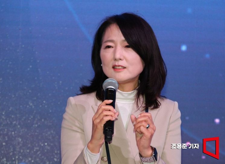 [포토] 파워 k-우먼 토크 콘서트 발언하는 김민선 소장