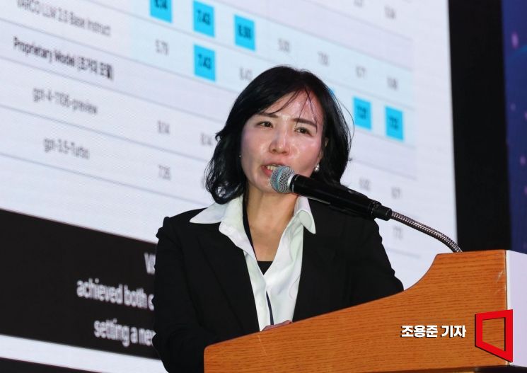 [포토] 강연하는 이연수 NC AI대표 