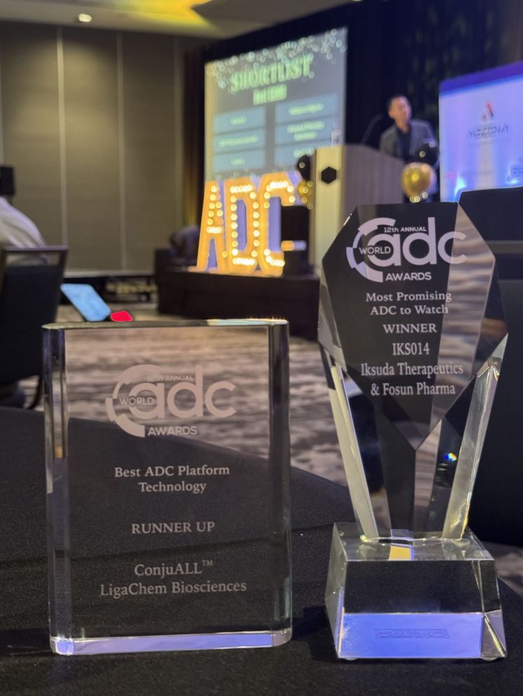 리가켐바이오, 월드 ADC 어워즈 2개 부문 수상