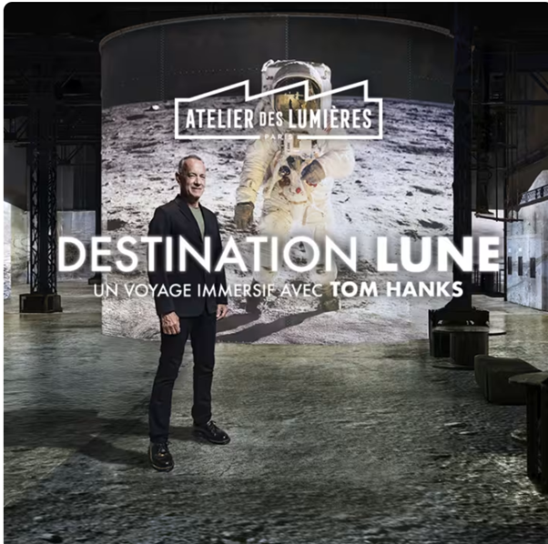 제철소(Foundry) 건물을 리모델링, 디지털·몰입형 미디어 아트 전시장으로 변모한 프랑스 파리 아뜰리에 드 뤼미에르. 최근에는 영화배우 톰 행크스와 협업해 몰입형 전시를 선보이고 있다. 사진 = 아뜰리에 드 뤼미에르