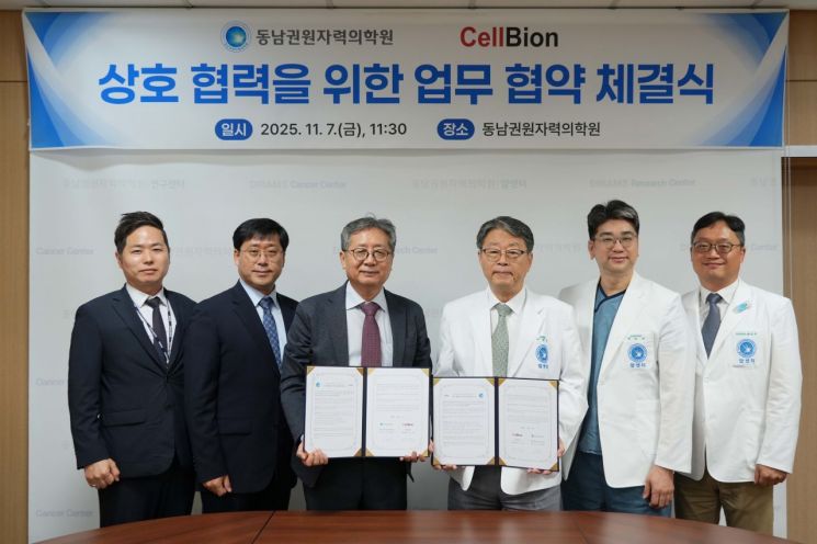 동남권원자력의학원-셀비온, 방사성의약품 신약 개발 맞손