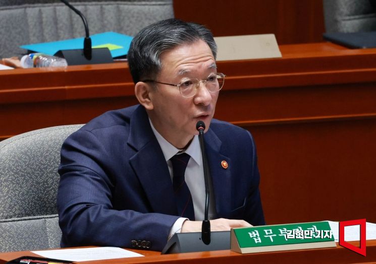 Justice Minister Jeong Seongho: "Request for Careful Review to Supreme Prosecutors' Office Is Not External Pressure... It's Routine"