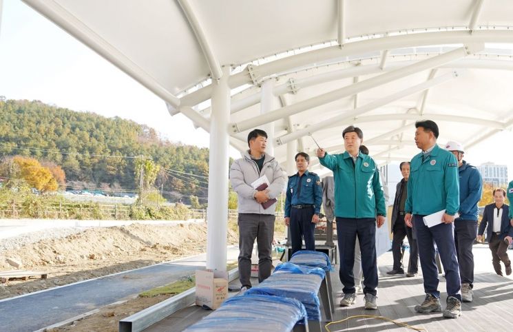 방세환 광주시장 "산업재해 없도록 철저히"…대형 공사현장 점검