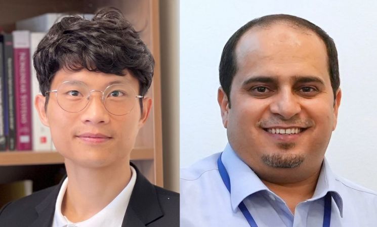 (왼쪽부터)응우옌 쑤언 멍 교수, 알안타리 교수.세종대학교