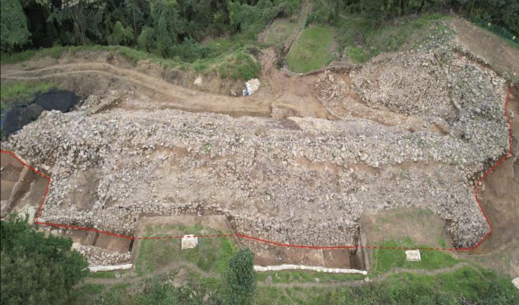대구 팔거산성서 신라산성 최초 석축 양식 확인