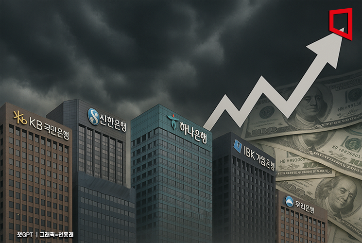 생산적금융 챙겨야 하는데 환율까지 급등…은행 건전성 관리 비상
