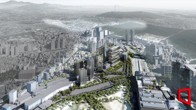 용산 지구단위계획구역 조감도. 서울시 제공