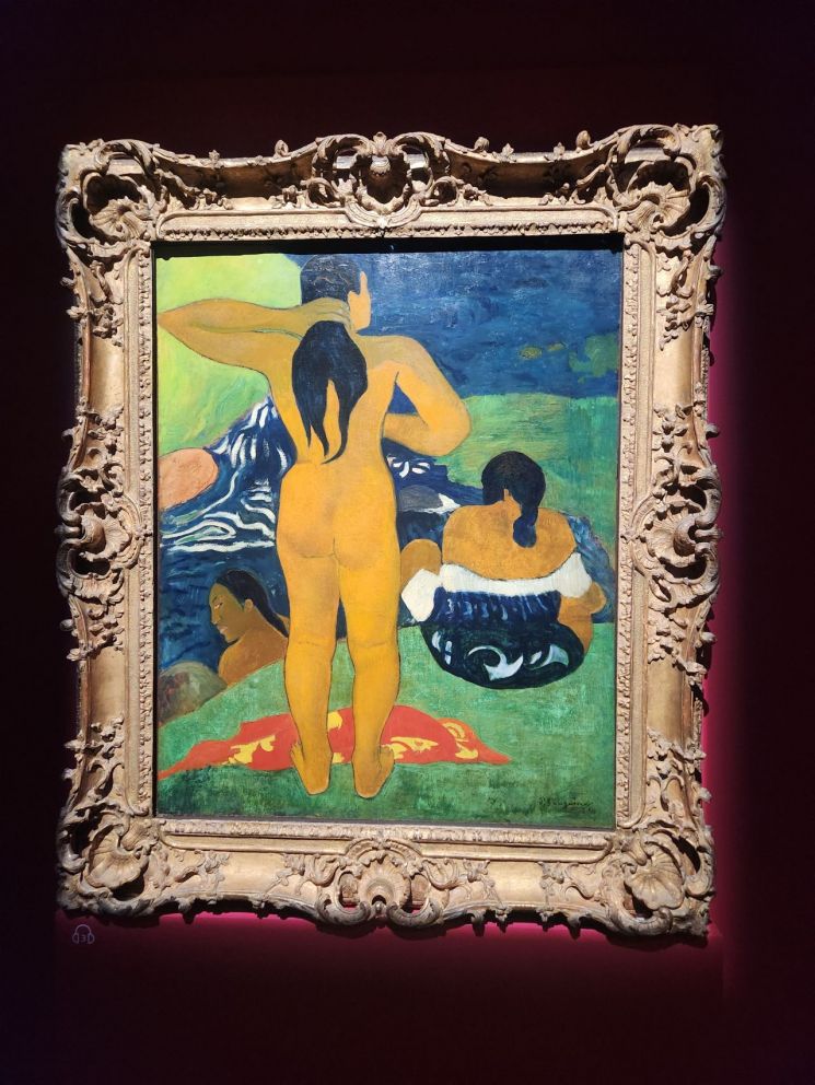 폴 고갱 '목욕하는 타히티 여인들 6'. 서믿음 기자