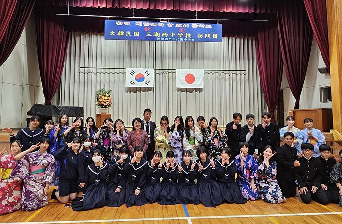 한-일 자매도시 청소년 국제교류를 통해 국제적 사고와 시야를 펼쳐주는 기회를 마련했다. 영암군 제공