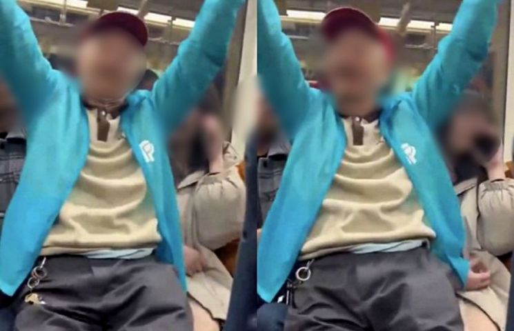 전철서 자리 양보 거절 당하자 女승객 무릎에…中 SNS 공분