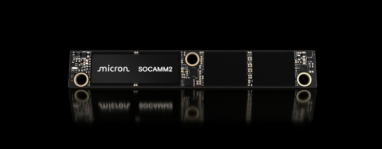 마이크론이 공개한 소캠(SOCAMM)2. 마이크론.
