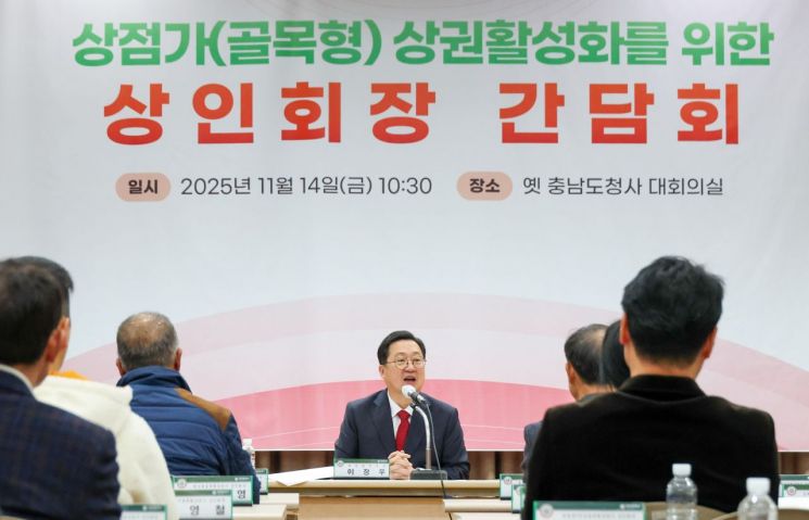 이장우 대전시장 "상점가·골목형 상권 지속 가능한 생태계 조성할 것"