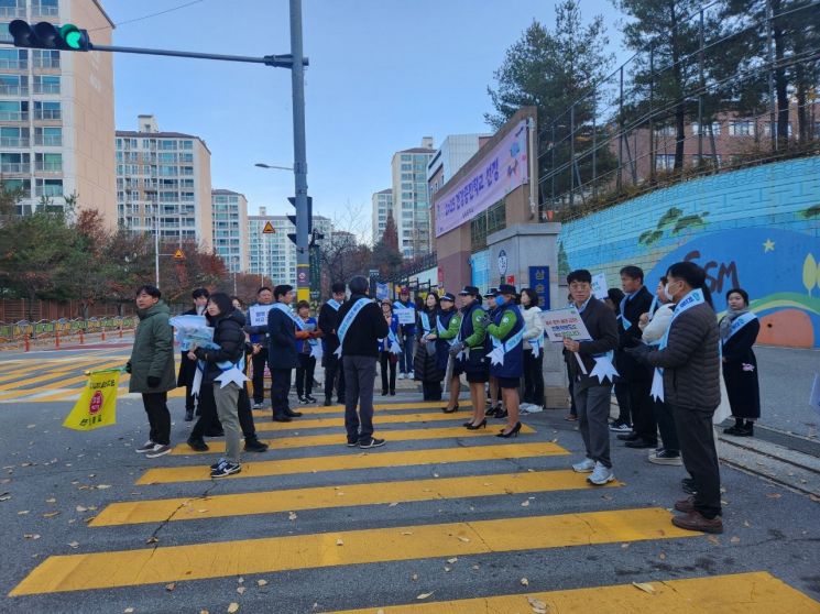 양주시, '전동킥보드 안전 이용 위한 민·관·경 합동 캠페인' 추진