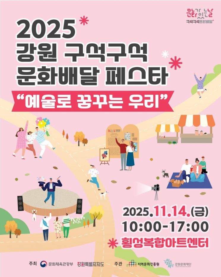 강원문화재단, 횡성서 '강원 구석구석 문화배달 페스타' 성료