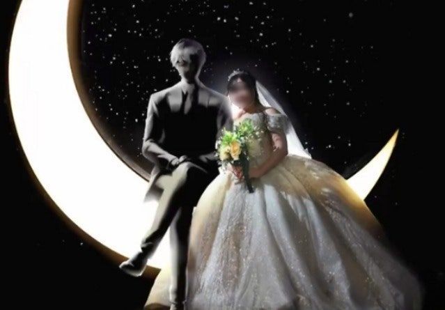 일본에서 한 여성이 직접 만든 인공지능(AI) 캐릭터와 결혼식을 올렸다. 엑스(X) 캡처