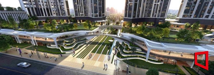 래미안 와이츠 입면 디자인. 삼성물산 제공