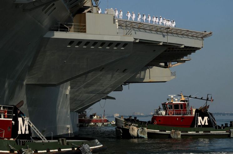 제럴드 R. 포드 항모. 게티이미지연합뉴스