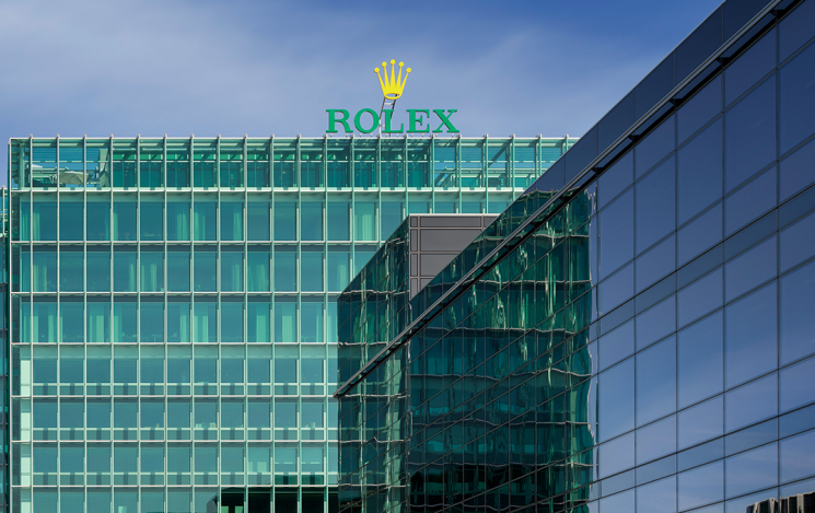 스위스 제네바에 본사를 둔 세계적인 명품 시계 브랜드 롤렉스 전경. 공식 홈페이지