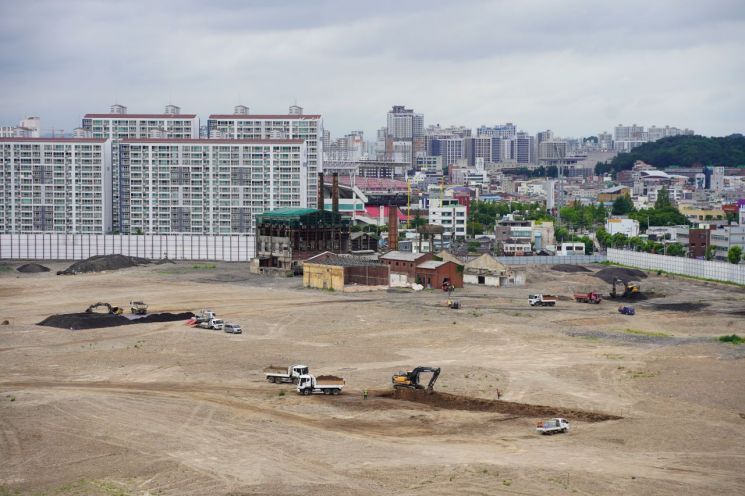 더현대 광주 복합쇼핑몰이 들어설 옛 전남방직·일신방직 부지. 송보현 기자