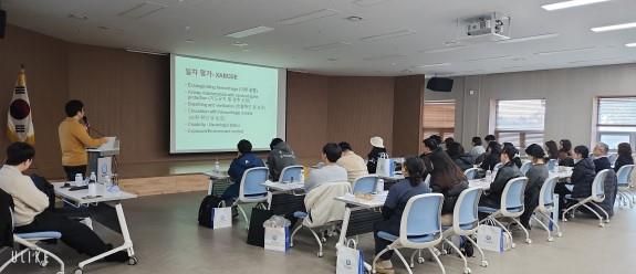 경기도의료원 파주병원·국민건강보험 일산병원이 공동 개최한 ‘외상환자의 응급처치’ 교육 현장. 파주시의료원 제공