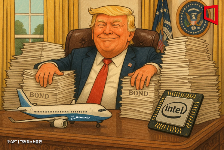 Trump Purchases at Least 120 Billion Won in Bonds Including Intel and Boeing Since Late August