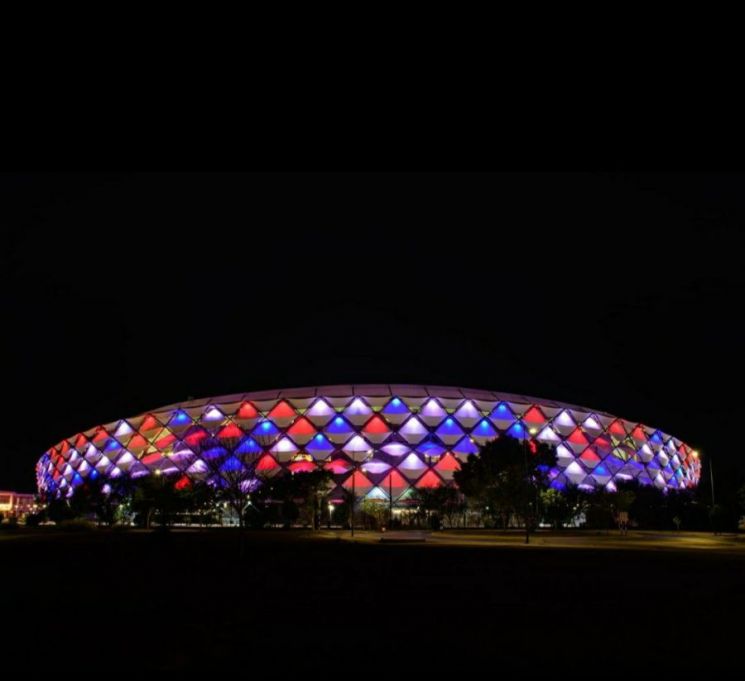 Hazza bin Zayed Stadium(축구경기장)(제공: 대통령실)
