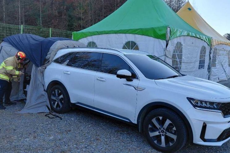 "인기척 없이 모터 소리만" 태백서 '차박'하던 60대 남녀 참변