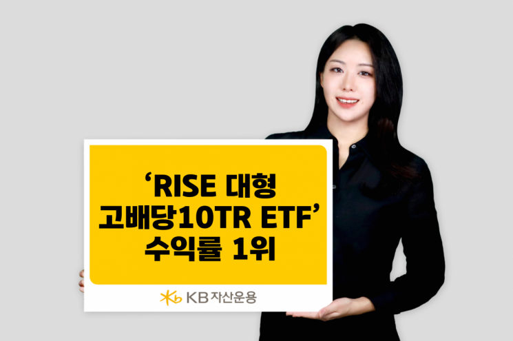 KB자산운용, RISE 대형고배당10TR ETF 수익률 '우수'