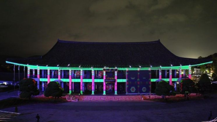 경주 육부촌 미디어아트. 경북문화관광공사