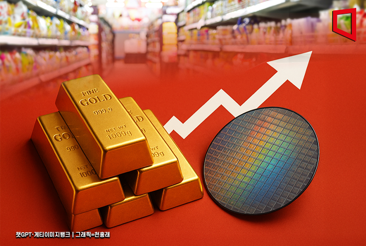 "반도체 가격 오르고 금값 뛰고…" 생산자물가 두달째 상승