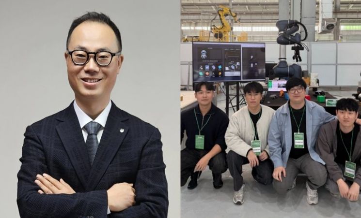 한국기술교육대학교 컴퓨터공학부 김원태 교수 연구팀이‘현대자동차 E-FOREST 테크데이 2025’에 참가해 작업자 협동형 Physical AI 로봇 기술을 선보였다.