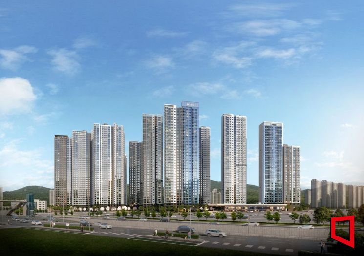 의왕시청역 SK뷰 아이파크 투시도. SK에코플랜트 제공