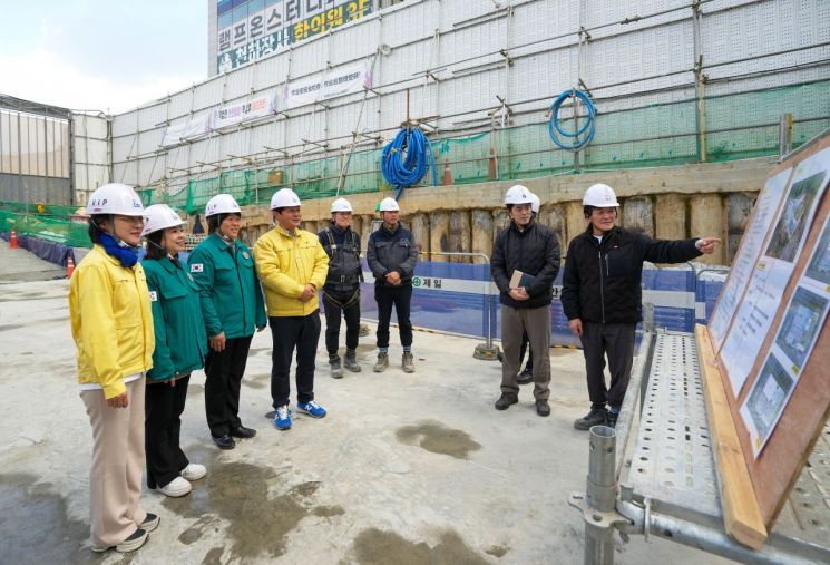 하남시의회, 미사문화거리·병원 등 주요 현장 점검…안전 관리 당부