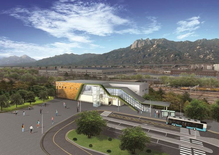 7호선 장암역 정거장 조감도. 의정부시 제공