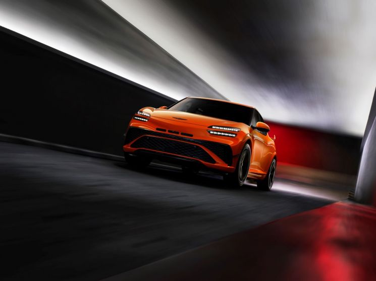 제네시스의 첫 고성능 전기차 GV60 마그마. 제네시스 제공