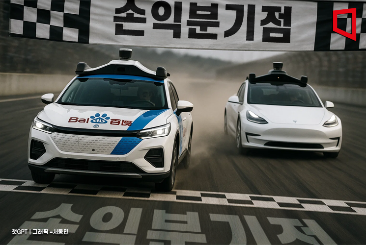 설마 했는데 진짜…"테슬라 크게 제쳤다" 손익분기점 넘은 로보택시 업체