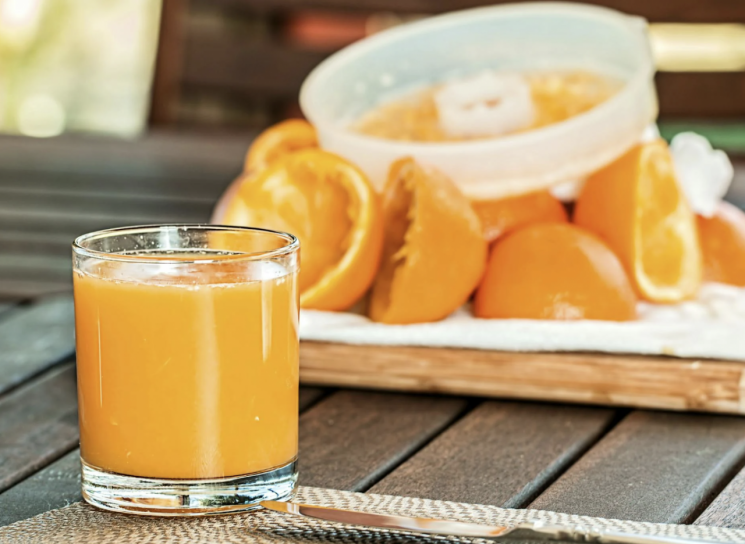 오렌지 주스. 펙셀스